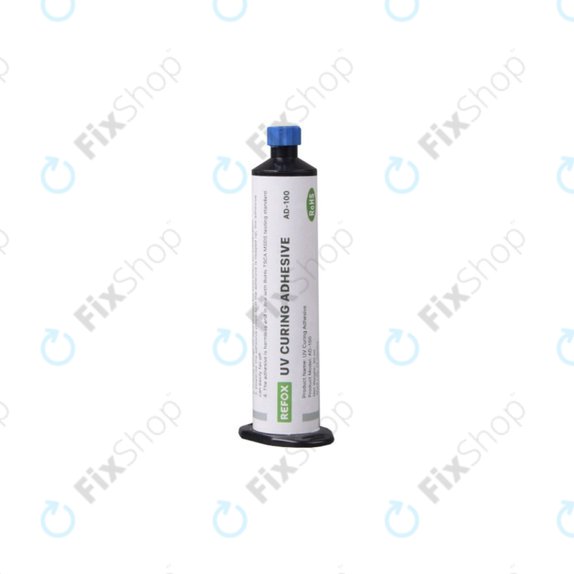 Adesivo impermeabile a polimerizzazione UV, 30ml, Refox AD-100