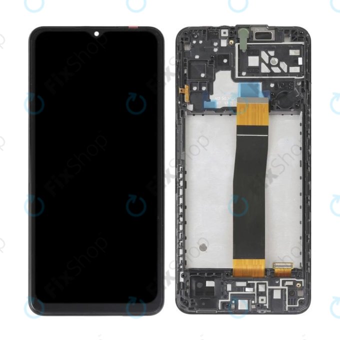 Schermo per Samsung A04s A047F, Vetro touch con cornice