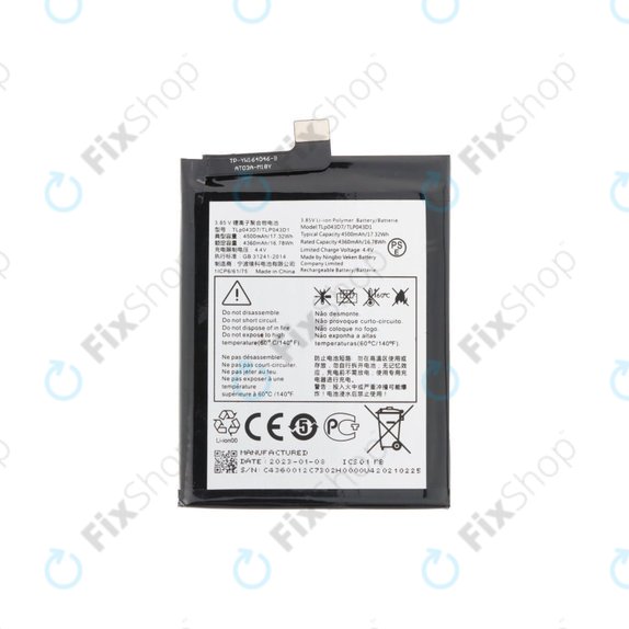 Batteria per TCL 10 Pro, 10+, 20 Pro 5G, TLP043D1, 4500mAh