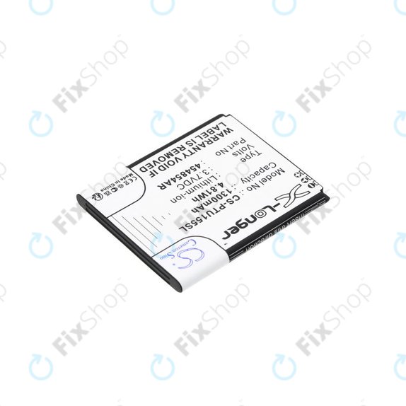 Batteria per Panasonic Kx-Tu150, Kx-Tu150exr, 454854AR, Li-Ion, 3.7V, 1300mAh, HQ