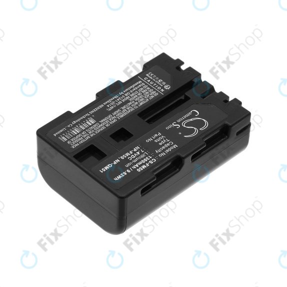 Batteria per Sony CCD-TR108, Cyber-shot DSC-S50, NP-QM51, Li-Ion, 1300mAh, 7.4V, HQ