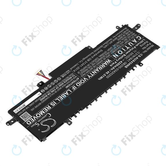 Batteria per Asus ZenBook 14, Flip 14, C31N1841, Li-Pol, 4200mAh, 11.55V, HQ