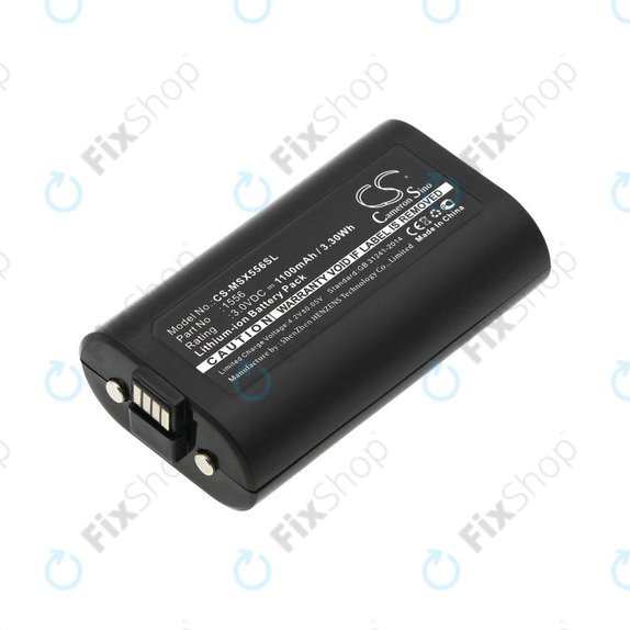 Batteria per Microsoft Xbox One Wireless Controller, Xbox One S X Elite Controller 1556 1556, Li-Ion, 1100mAh, 3V, HQ