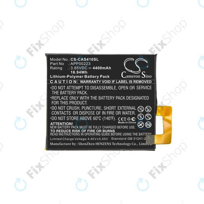 Batteria per Caterpillar CAT S41, 4400mAh, Li-Pol, 3.85 V, APP00223, HQ