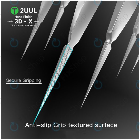 Pinzetta di precisione 3D-X rifinita a mano, 2UUL TW02