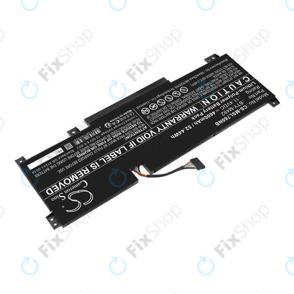 Batteria per MSI Pulse GL76, Katana GF66, Bravo 15, Crosshair 17, BTY-M492, Li-Pol, 4600mAh, 11.4V, HQ