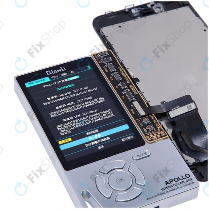 Dispositivo multifunzione 6 in 1 per ripristino e diagnostica per iPhone 7 - 11 Pro Max, QianLi Apollo Instellar One