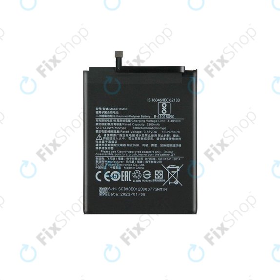 Batteria per Xiaomi Mi 8, BM3E, 3400mAh