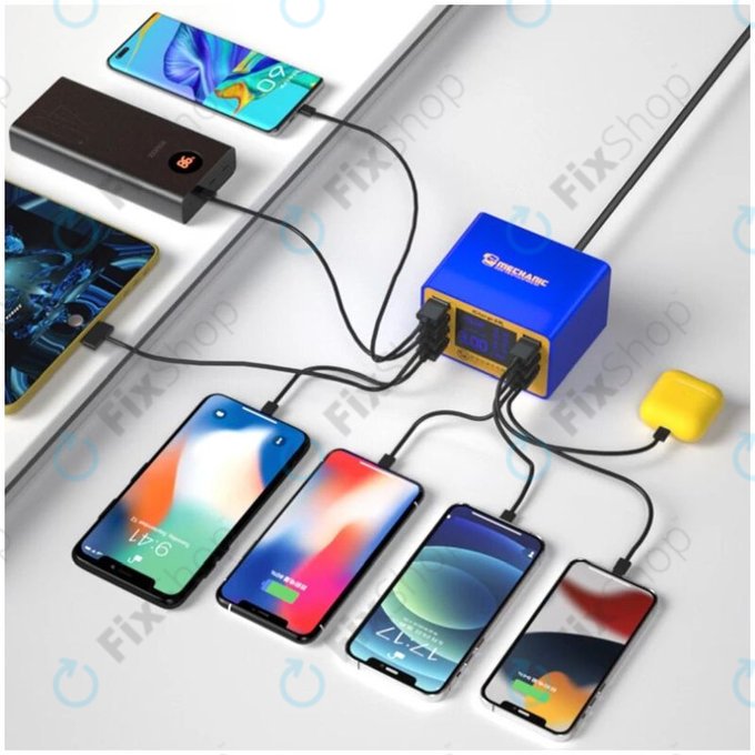 Stazione di ricarica USB con USB-C e USB 3.0, Mechanic iCharge 8M