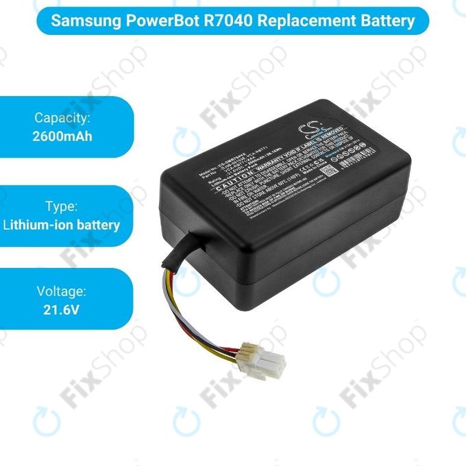 Batteria per Samsung PowerBot-seriess, 2600mAh