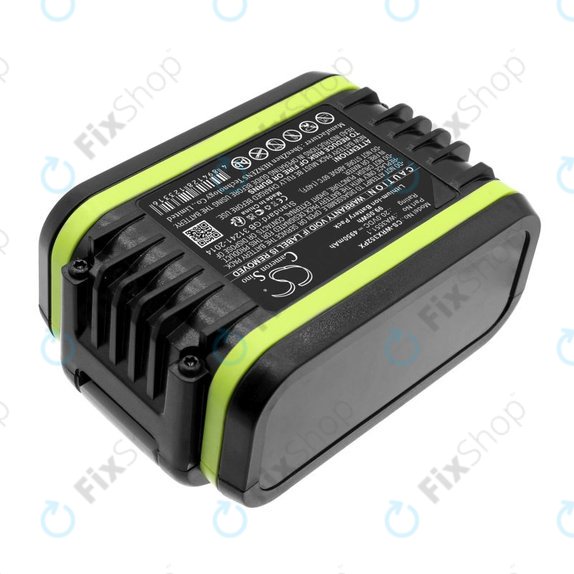 Batteria per Worx WX800.9 MAX, WX-JCR.9, WA3551.1, Li-Ion, 4950mAh, 20V, HQ