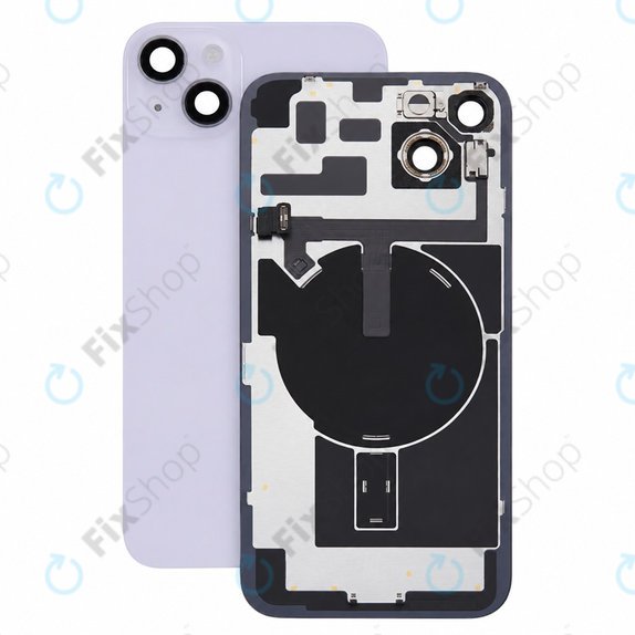 Vetro scocca posteriore per iPhone 14 Plus, Purple, Pulled A