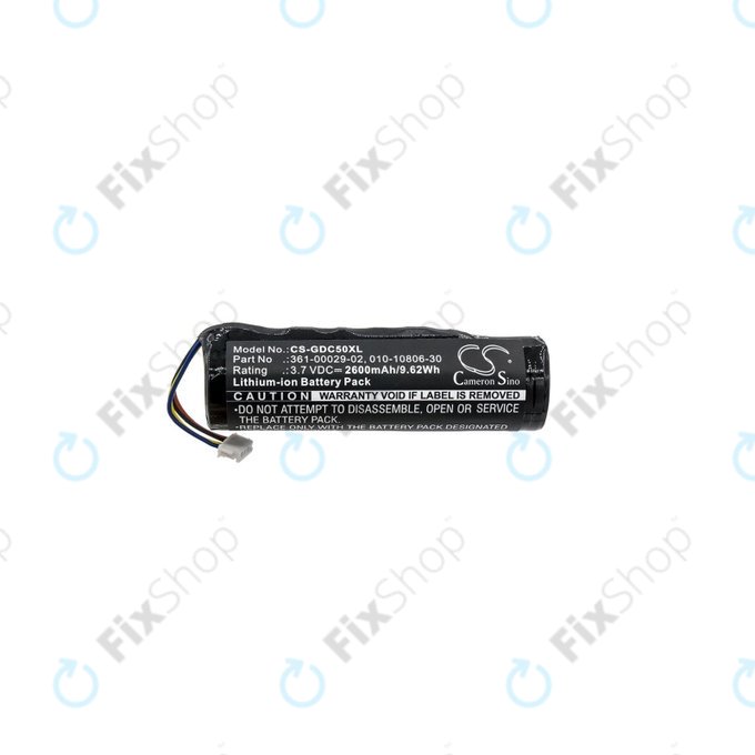 Batteria per Garmin Alpha 100, DC50, GAA002, GAA003, GAA004, T5, TT10, TT15, 010-10806-30, 010-11828-03, 361-00029-02, 2600mAh, HQ