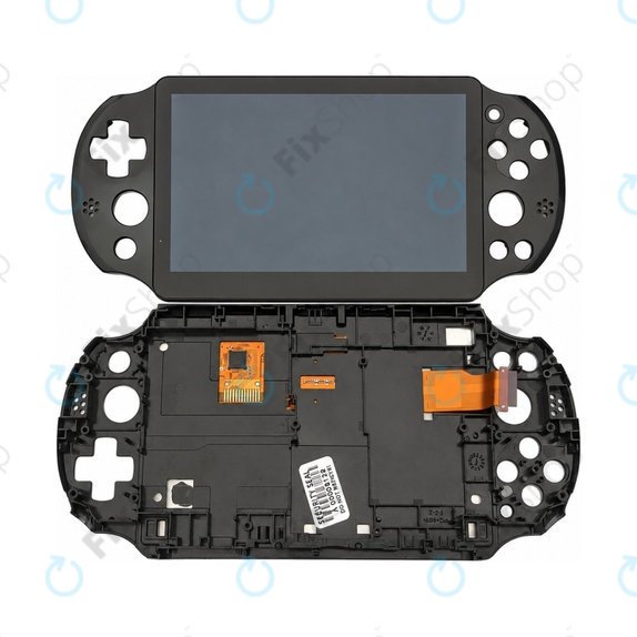 Schermo LCD per Sony Playstation Vita 1000, Black, Vetro touch con cornice, Refurbished