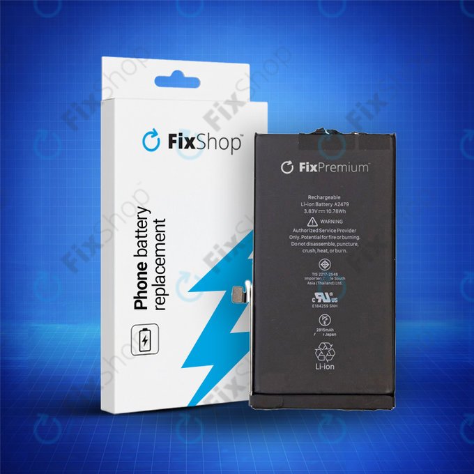 Batteria per iPhone 12, 12 Pro, 2815mAh, FixPremium