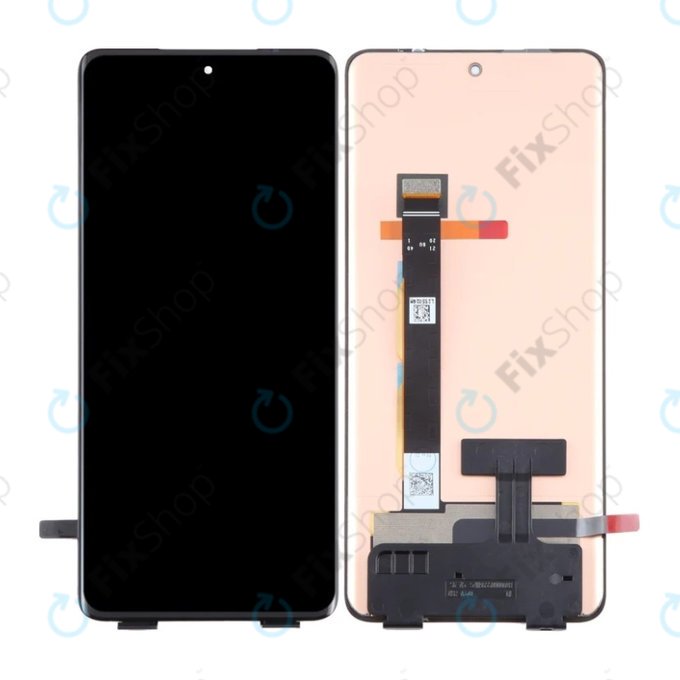 Schermo OLED per MotGoldla Edge 30 Fusion XT2243, Vetro touch senza cornice