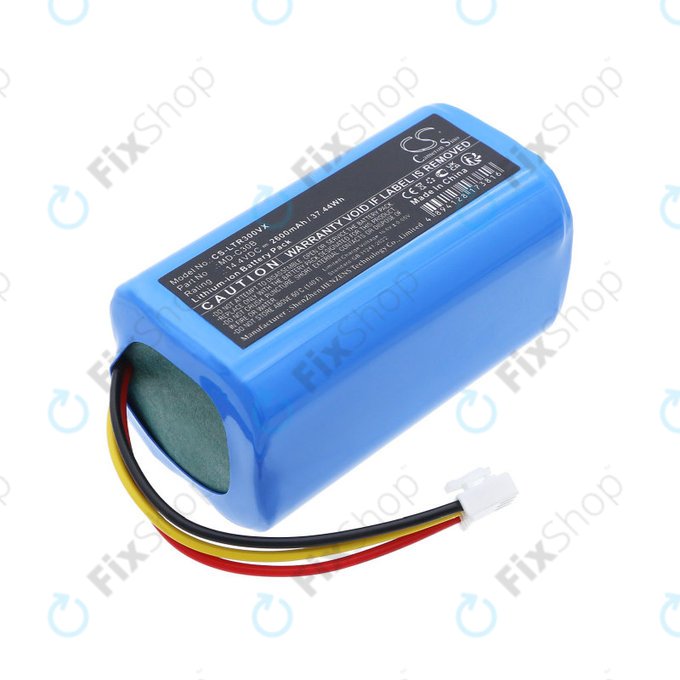 Batteria per Liectroux C30B, BLAUPUNKT BPK-VCBB1XB Midea M4 MD-C30B, Li-Ion, 2600mAh, 14.4V, HQ