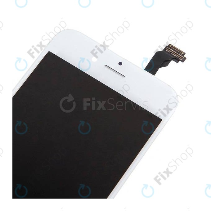 Schermo per iPhone 6, White, Vetro touch con cornice