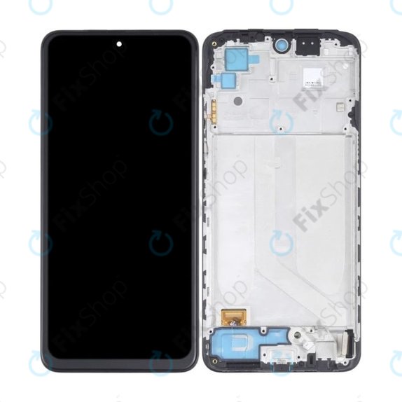 Schermo OLED per Xiaomi Redmi Note 10, Vetro touch con cornice