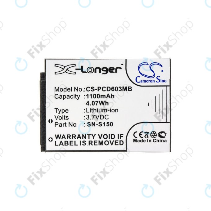Batteria per Philips SCD 603, SN-S150, Li-Ion, 1100mAh, 3.7V, HQ