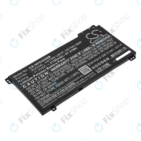 Batteria per HP ProBook x360 440 G1, x360 11 G3, HSTNN-UB7P, Li-Pol, 4150mAh, 11.4V, HQ