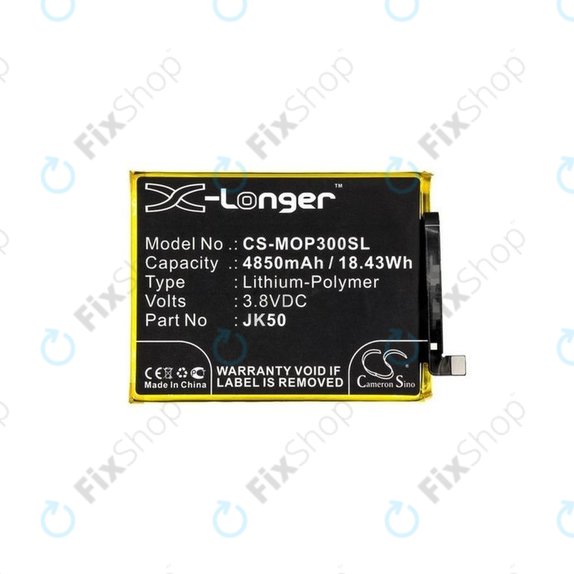 Batteria per Motorola Moto G7 Power, G8 Power Lite, G9 Play, G10, G20, G30, G50, G51, E7 Plus, E7, E7i Power, E30, E40, JK50, 4850mAh, HQ