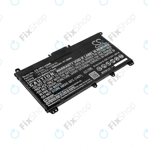 Batteria per HP Pavilion 14, 15, X360, TF03XL, Li-Ion, 3600mAh, 11.55V, HQ