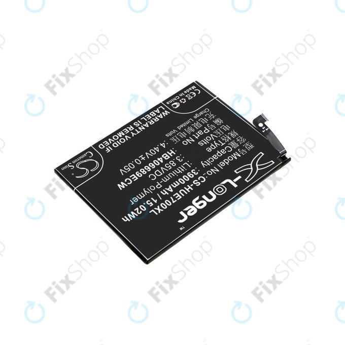 Batteria per Huawei Y7, HB406689ECW, Li-Pol, 3.85V, 3900mAh, HQ