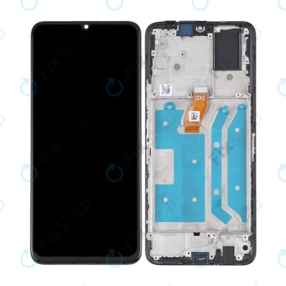 Schermo per Honor X7 CMA-LX2, Midnight Black, Vetro touch con cornice