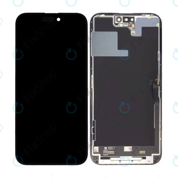 Schermo Hard OLED per iPhone 14 Pro Max, Vetro touch con cornice, FixPremium