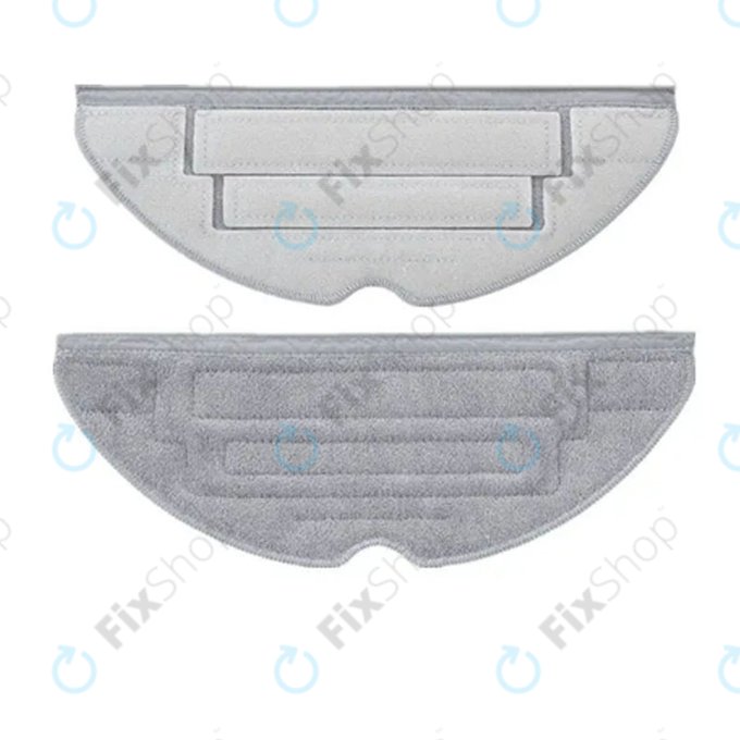 Set di ricambio per Xiaomi RobGoldck S8, S8+, S8 Pro Ultra (1x spazzola principale, 2x filtro, 2x spazzola laterale - Black, 2x panno lavapavimenti, 2x sacchetto raccoglipolvere)