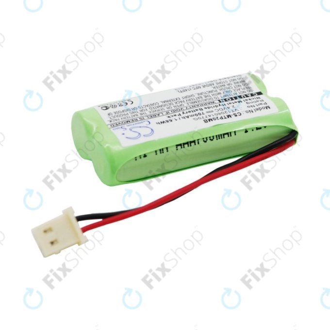 Batteria per Motorola MBP20, VT1208014770G, Ni-MH, 700mAh, 2.4V, HQ