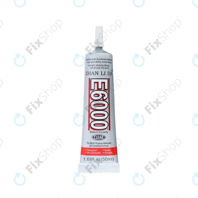 Adesivo E6000 50ml, Trasparent