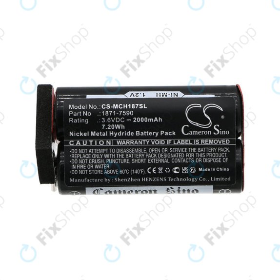 Batteria per Moser ChromStyle, Wella Academy, Super Cordless, 1871-7590, Ni-MH, 2000mAh, 3.6V, HQ