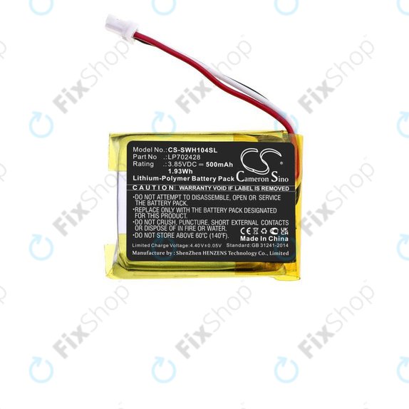 Batteria per Sony WF-1000XM4, LP702428, 500mAh, HQ