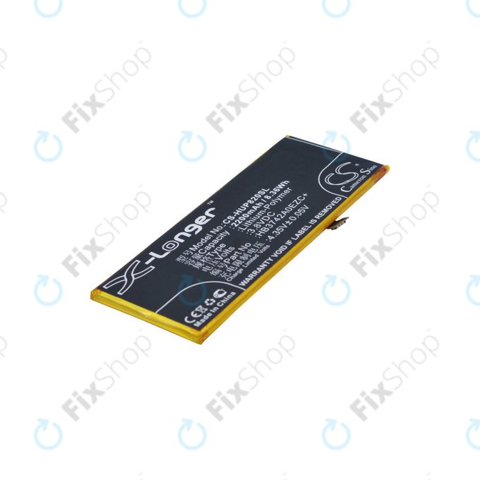 Batteria per Huawei Y3 (2018), Huawei P8 Lite, 2200mAh, Li-Pol, 3.8 V, HB3742A0EZC+, HQ