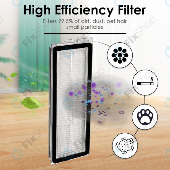 Filtro HEPA, 2 pz. per Xiaomi Roborock Qrevo Curv, Qrevo Edge, Qrevo MaxV, Qrevo Pro, Qrevo Plus, QV-series