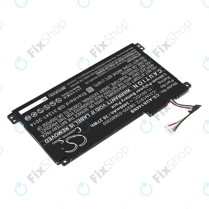 Batteria per Asus Vivobook 14, E510, C31N1912, Li-Pol, 3400mAh, 11.55V, HQ