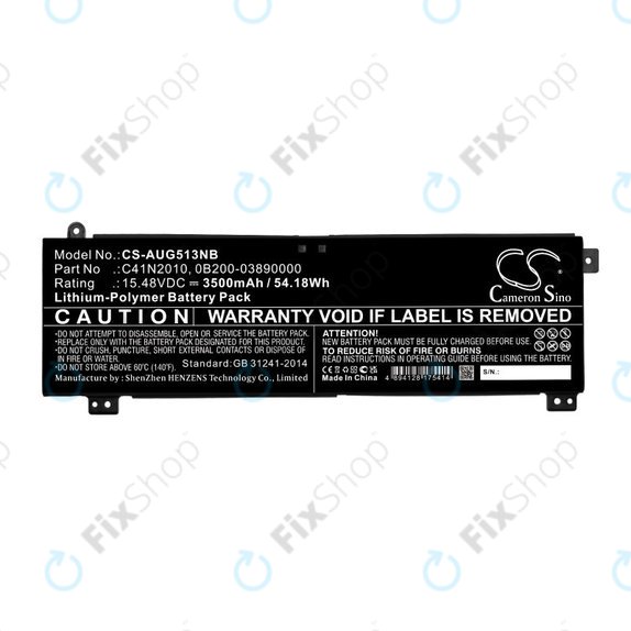 Batteria per Asus ROG Strix G15, G17, C41N2010, Li-Pol, 3500mAh, 15.48V, HQ