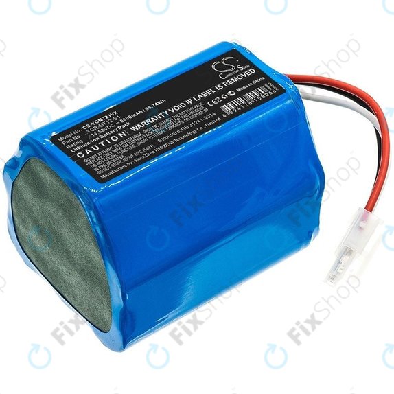 Batteria per Miele Scout RX2, RX3 Home Vision, YCR-MT12-S1, Li-Ion, 6800mAh, 14.52V, HQ