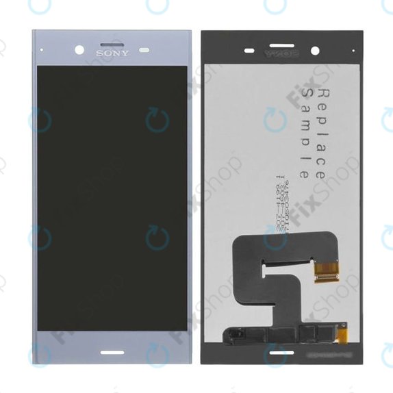Schermo LCD per Sony Xperia XZ1 G8341, Silver, Vetro touch senza cornice