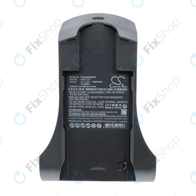 Batteria per Shark IZ, XSBT700, Li-Ion, 3000mAh, 25.2V, HQ