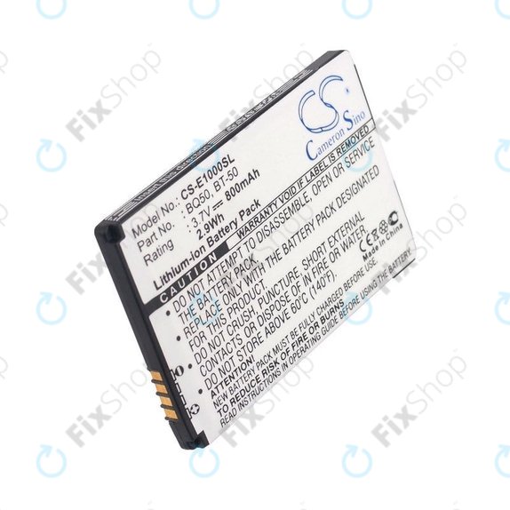 Batteria per Motorola Wilder, BQ50, Li-Ion, 3.7V, 800mAh, HQ