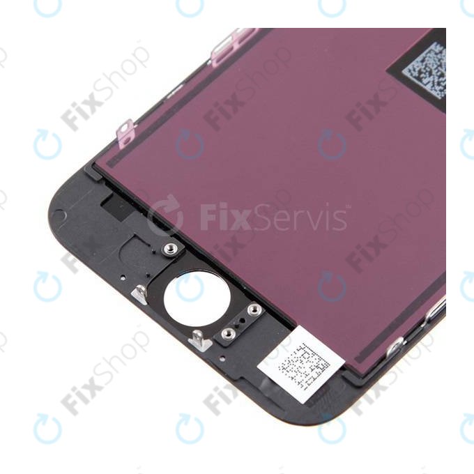 Schermo per iPhone 6, Black, Vetro touch con cornice