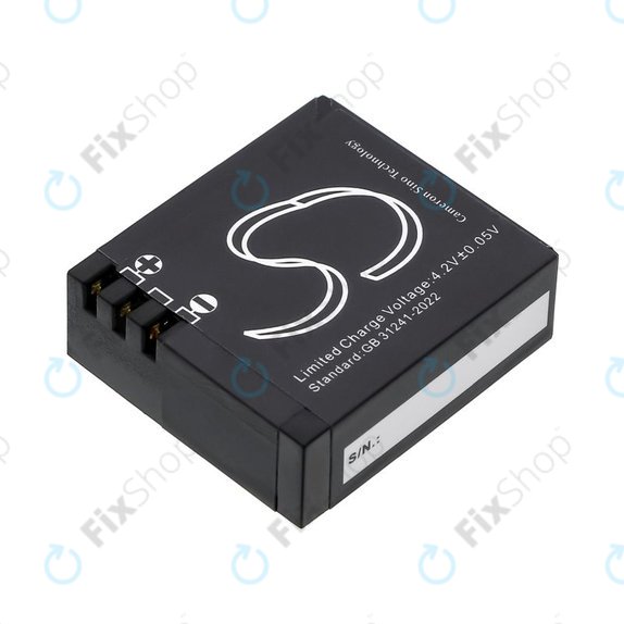 Batteria per SJCAM SJ4000, SJ5000, SJ4000B, Li-Ion, 900mAh, 3.7V, HQ