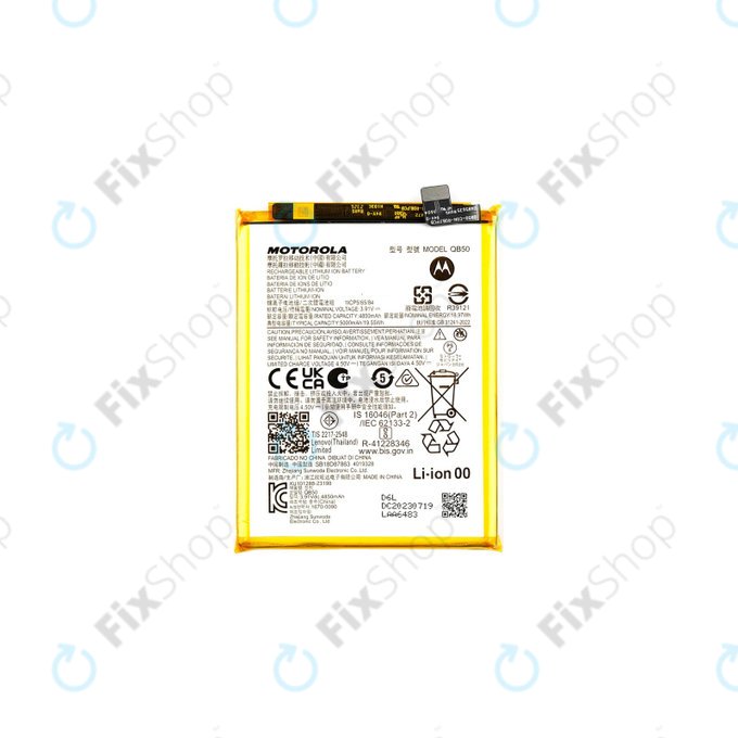 Batteria per Motorola Moto G84 5G, QB50, SB18D97229, 5000mAh, Genuine Service Pack