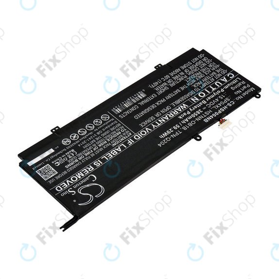 Batteria per HP Spectre X360 13, HSTNN-OB1B, Li-Pol, 3850mAh, 15.4V, HQ