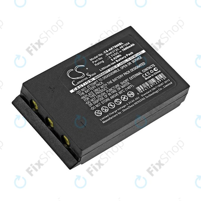 Batteria per Akerstroms Mercury 8B, Jupiter, Era 150J, RAK3720, Li-Ion, 1600mAh, 3.7V, HQ