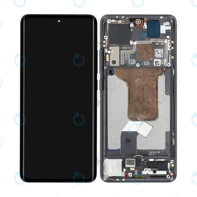 Schermo per Xiaomi 12, 12X, Gray, Vetro touch con cornice, 5600030L3A00, 56000300L300, Genuine Service Pack