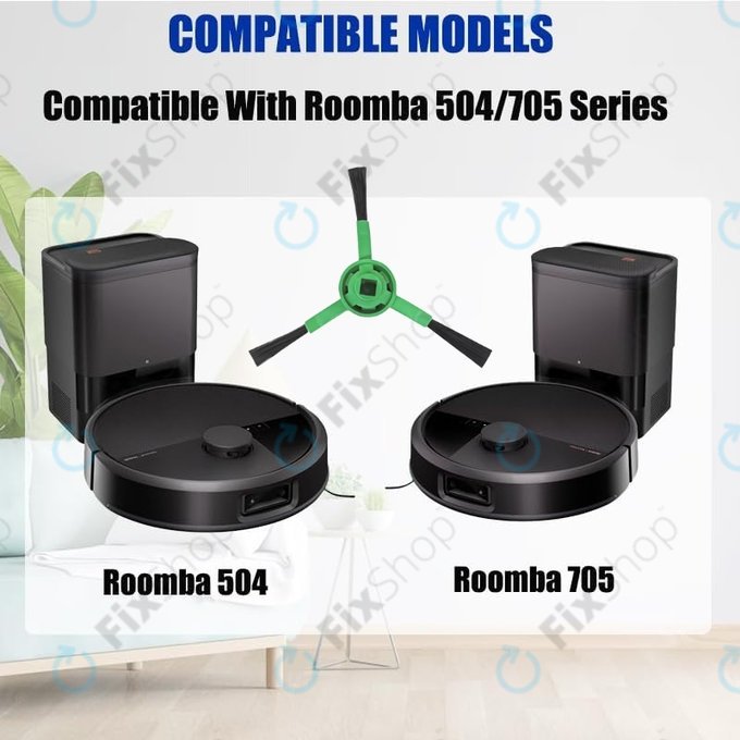 Spazzola laterale, 2 pz. per iRobot Roomba Max 705, Plus 504, 505